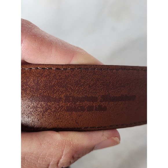 Johnston & Murphy Aniline Kipskin Shoulders‎ Handcrafted Belt 34"  - 38" length - Picture 9 of 9